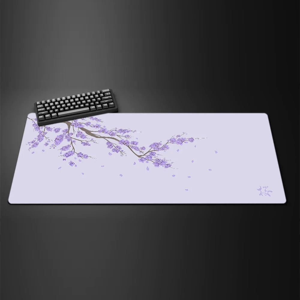 Black Sakura Gaming Mouse Pad My Store