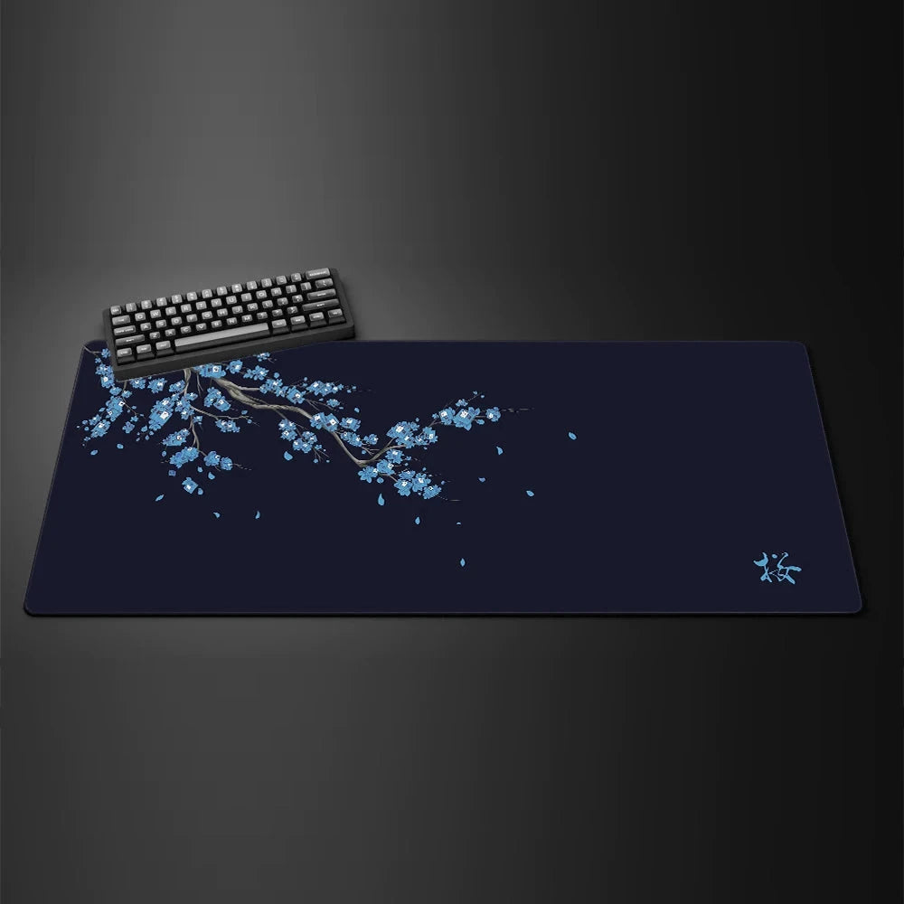 Black Sakura Gaming Mouse Pad My Store