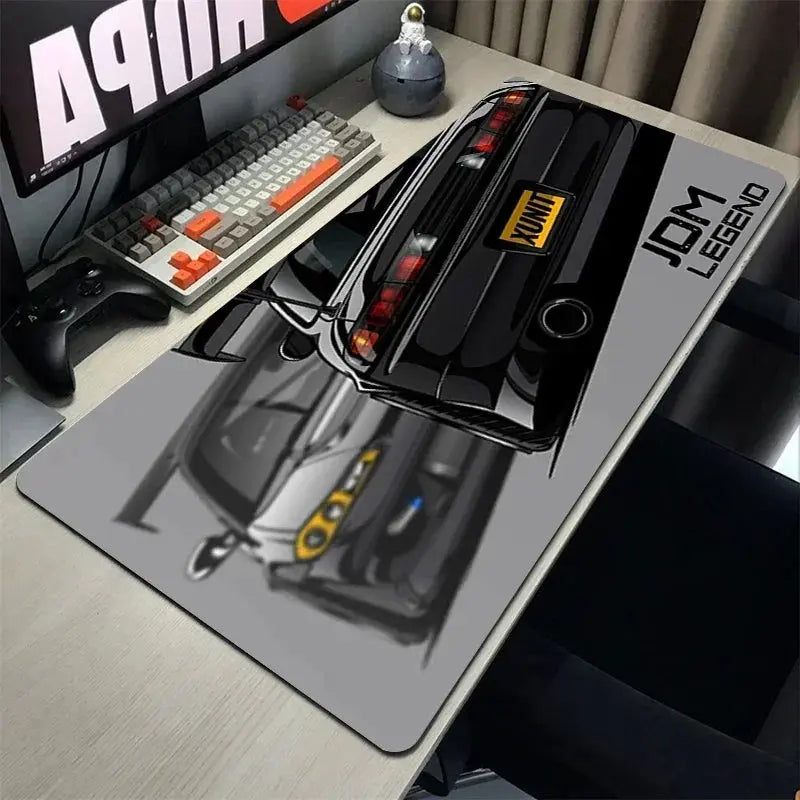 New Arrivals Anime Sports Car JDM Drift Mouse Pad Desk Japan Mausepad Gamer Accessories Aesthetic Table Mat Rubber Rug 800X400 Dropshipman