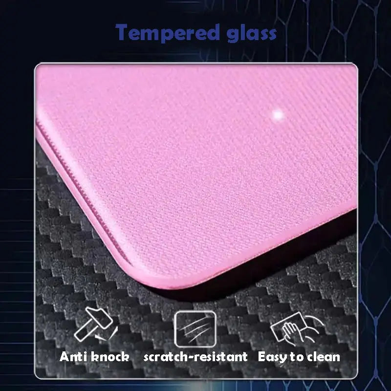 Anime Boy Glass Mousepad Sora Game Mouse Pad Customized Pattern Tempered Smooth Gaming Desk Mat Fps Esports Office Gaming Dropshipman