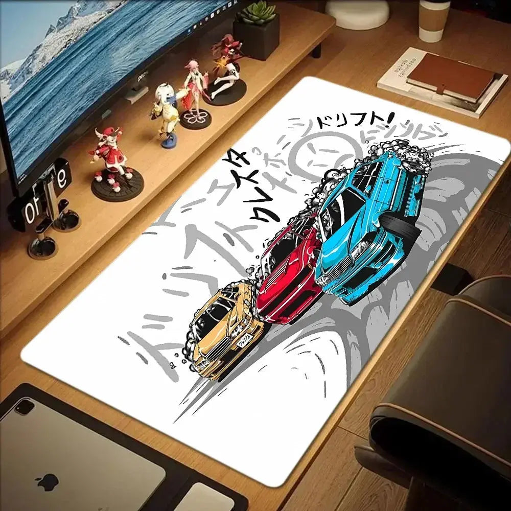 Cool Racing Car Mouse Pad Large Computer Office Game Anime Table Mat XXL Rubber Non-slip Gaming Keyboard Mousepad Long Desk Pads Dropshipman
