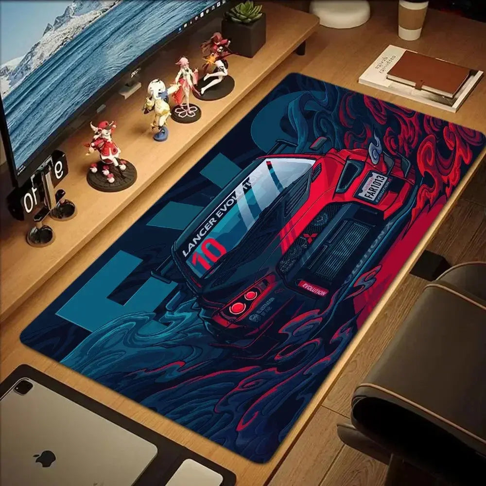 Cool Racing Car Mouse Pad Large Computer Office Game Anime Table Mat XXL Rubber Non-slip Gaming Keyboard Mousepad Long Desk Pads Dropshipman