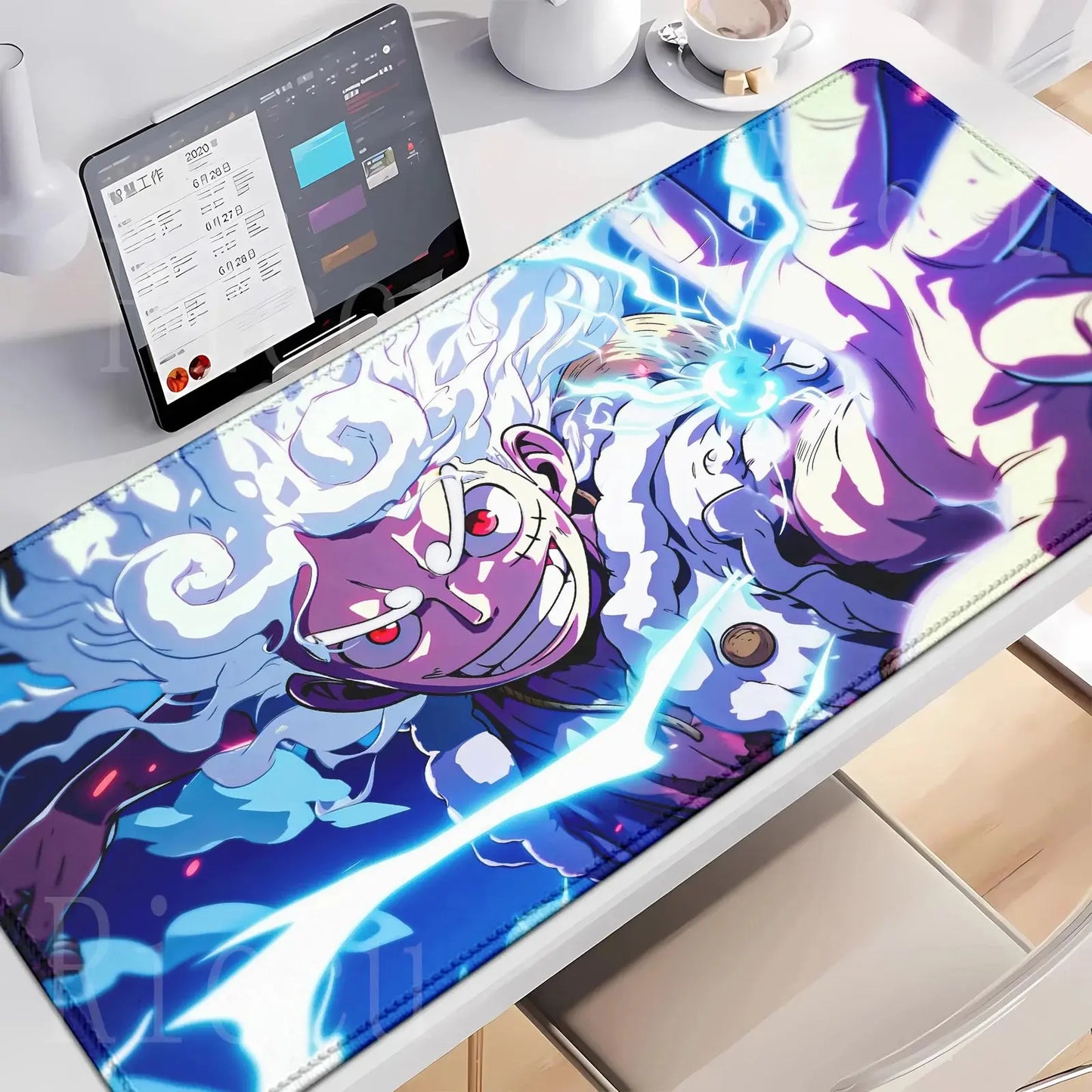 HD peripherals One P-Piece Gaming Mouse Pad Japan Anime Gamer Keyboard PC Mouse Mat Rubber Cartoon Motbook Computer Book cushion Dropshipman